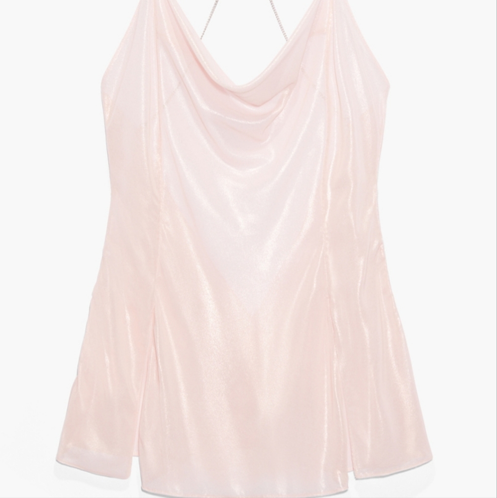 Savage X fenty liquid metal slip size SMALL .